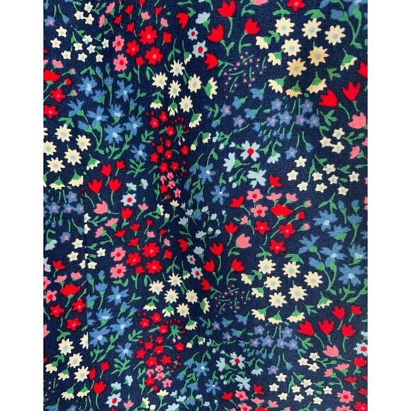 L.L Bean Shirt Women Large Multicolor Wrinkle Free Floral Print Button Up Blouse - Picture 6 of 9